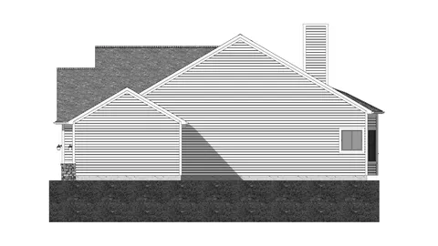 The Bromley house plan, exterior view 2